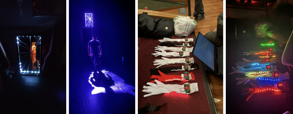 The students created interactive prototypes